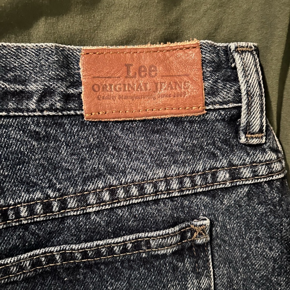 Vintage Straight Leg Lee Blue Jeans